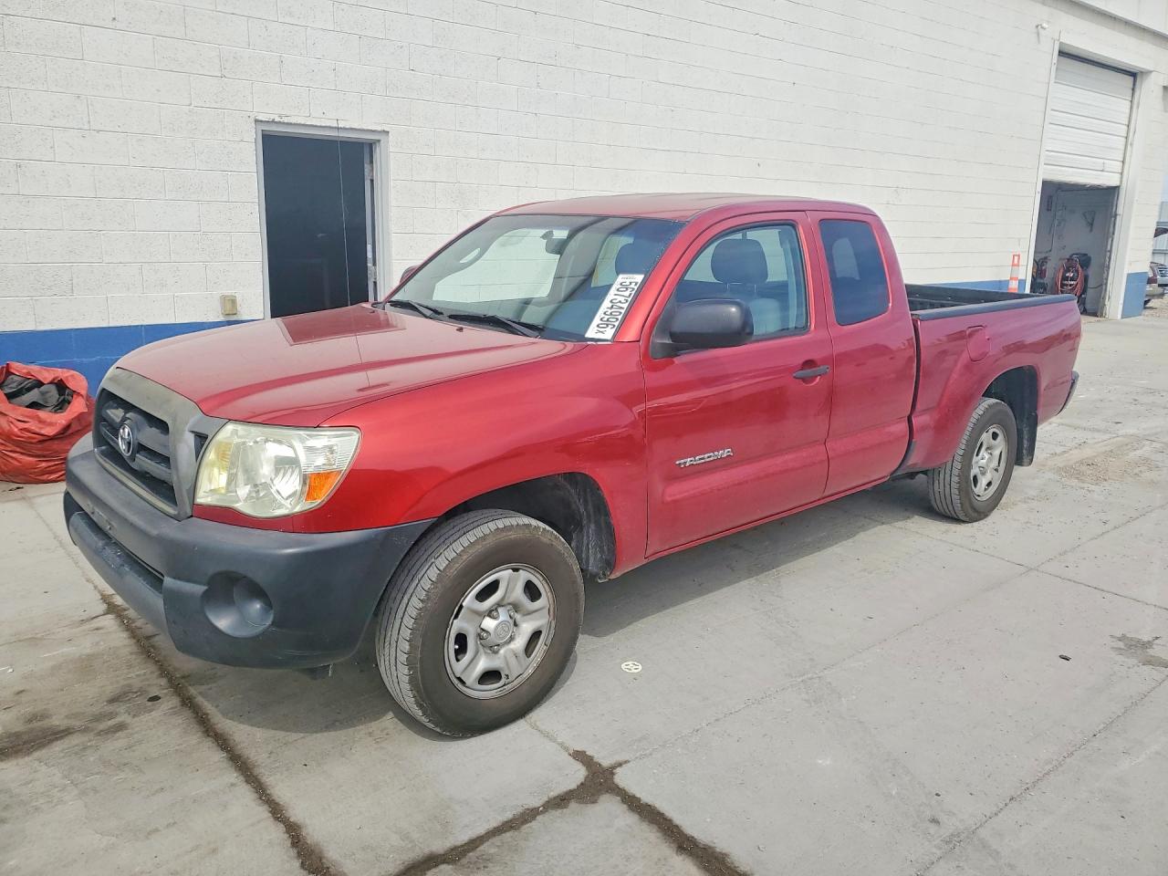 2007 Toyota Tacoma Access Cab Red vin: 5TETX22N47Z357270