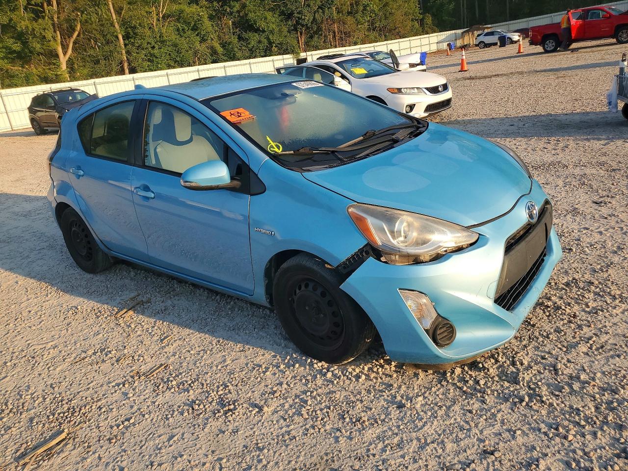 2015 Toyota Prius C One Blue vin: JTDKDTB34F1091847