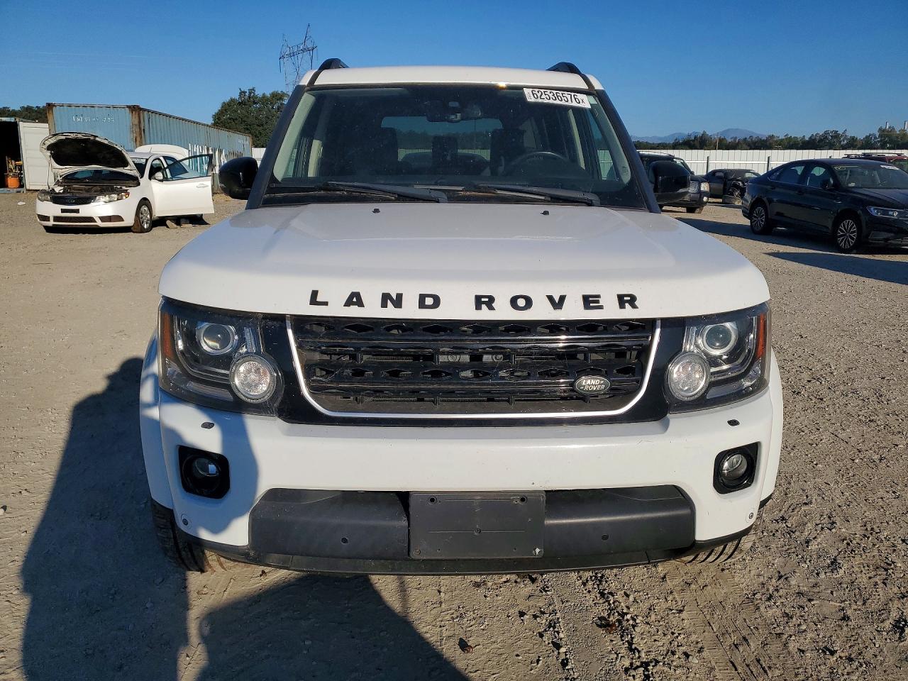 2015 Land Rover Lr4 Hse Luxury Белый vin: SALAK2V67FA758856