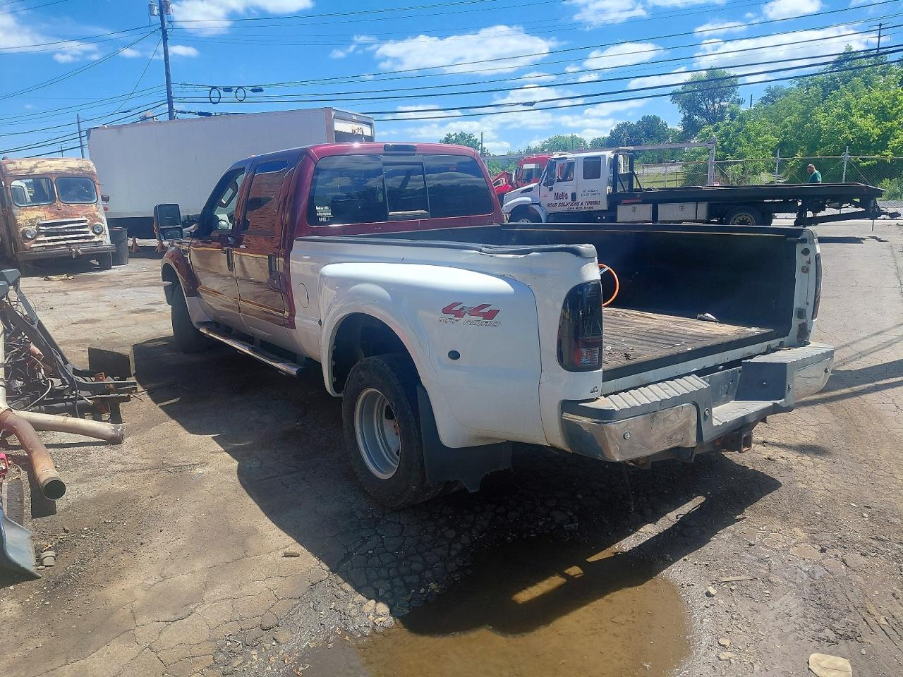 2008 Ford F450 Super Duty Burgundy vin: 1FTXW43R68EC51991