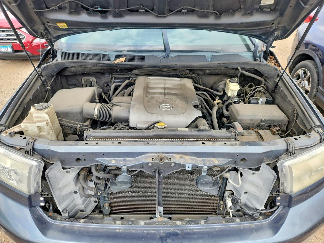 2010 Toyota Tundra Double Cab Sr5 Gray vin: 5TFUM5F10AX014427