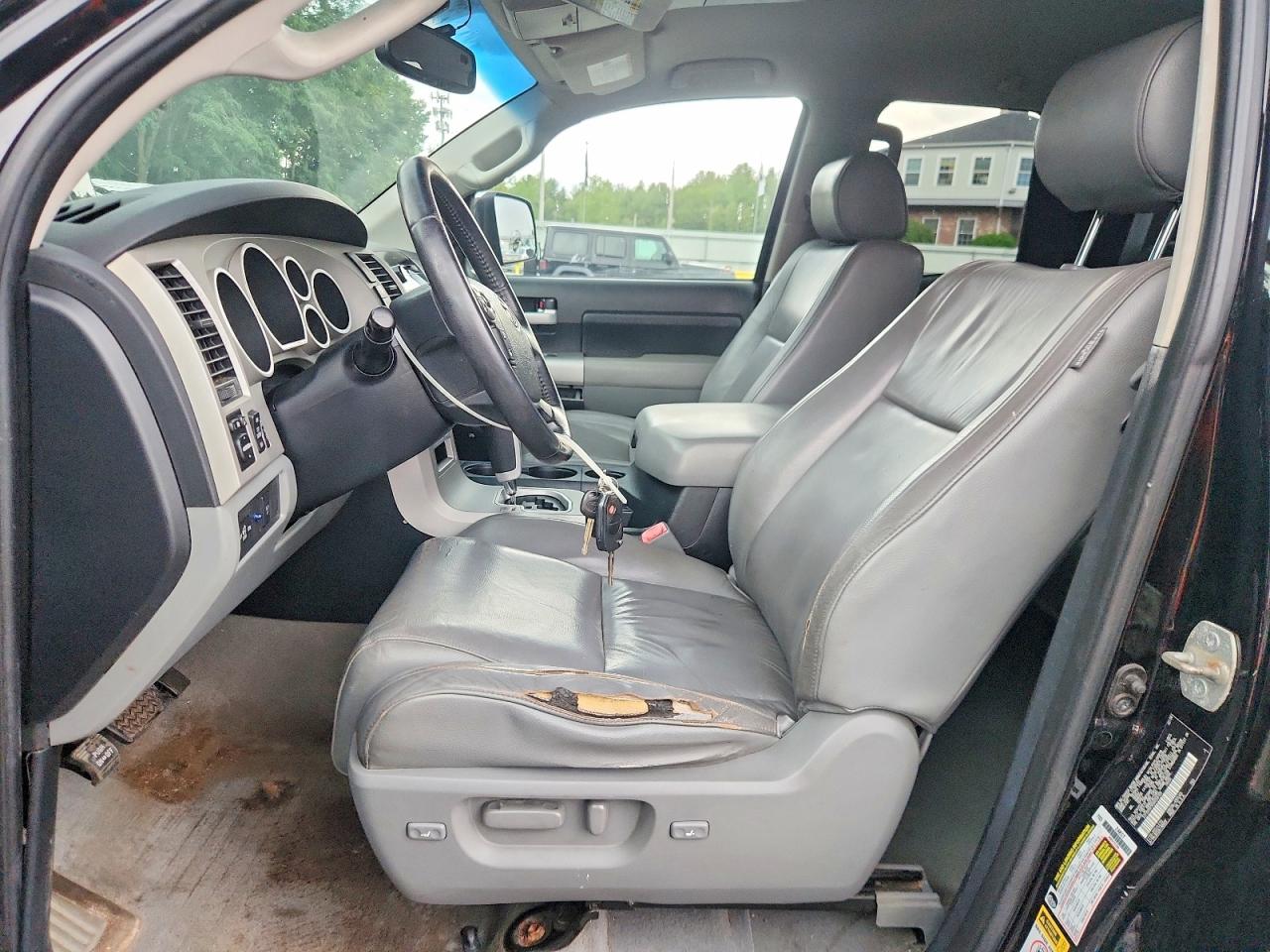 2008 Toyota Tundra Double Cab Limited Черный vin: 5TFBV58168X058105