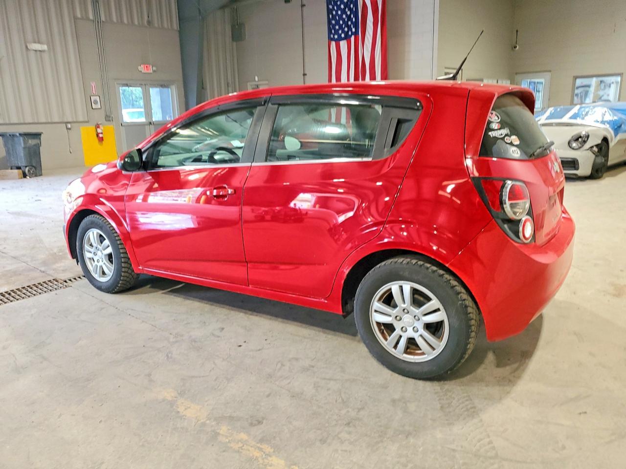 2013 Chevrolet Sonic Lt Red vin: 1G1JC6SGXD4224828
