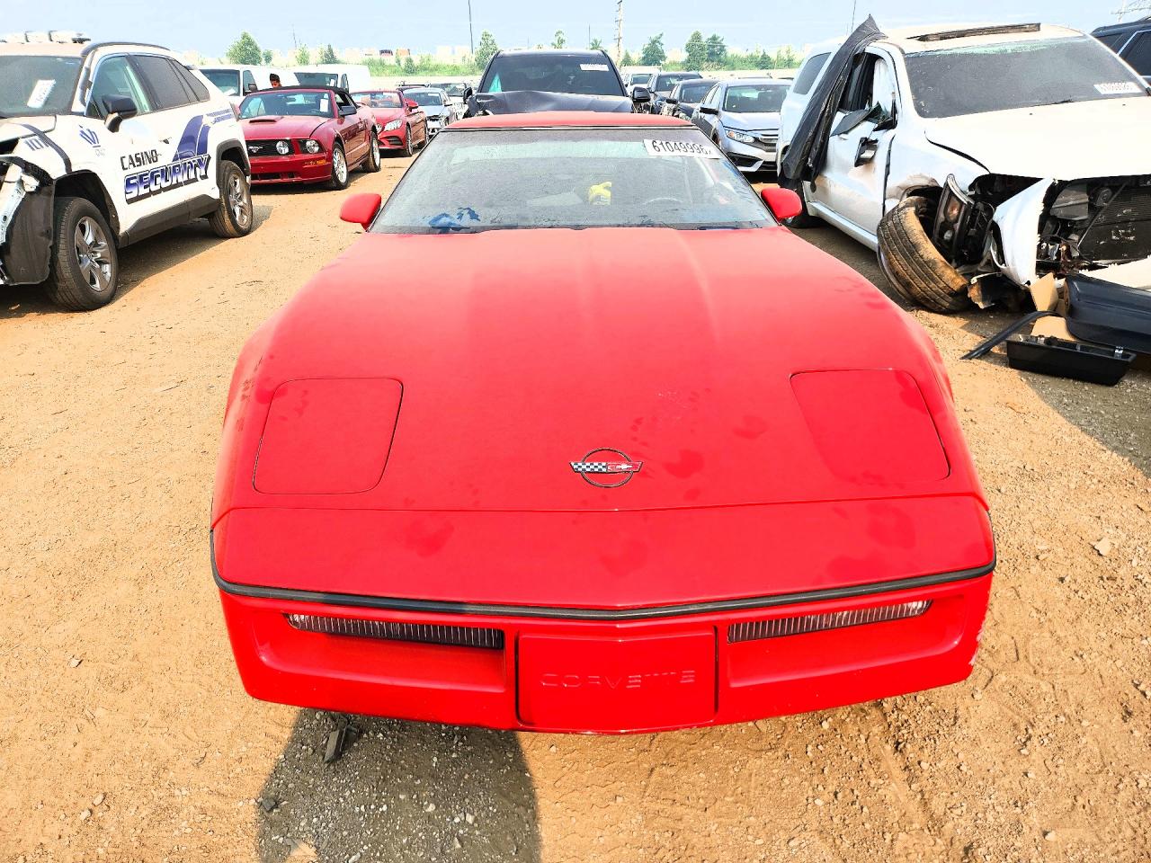 1988 Chevrolet Corvette Red vin: 1G1YY2183J5108055