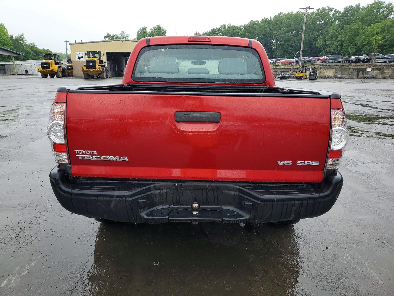 2009 Toyota Tacoma Double Cab Prerunner Red vin: 3TMJU62N99M077691
