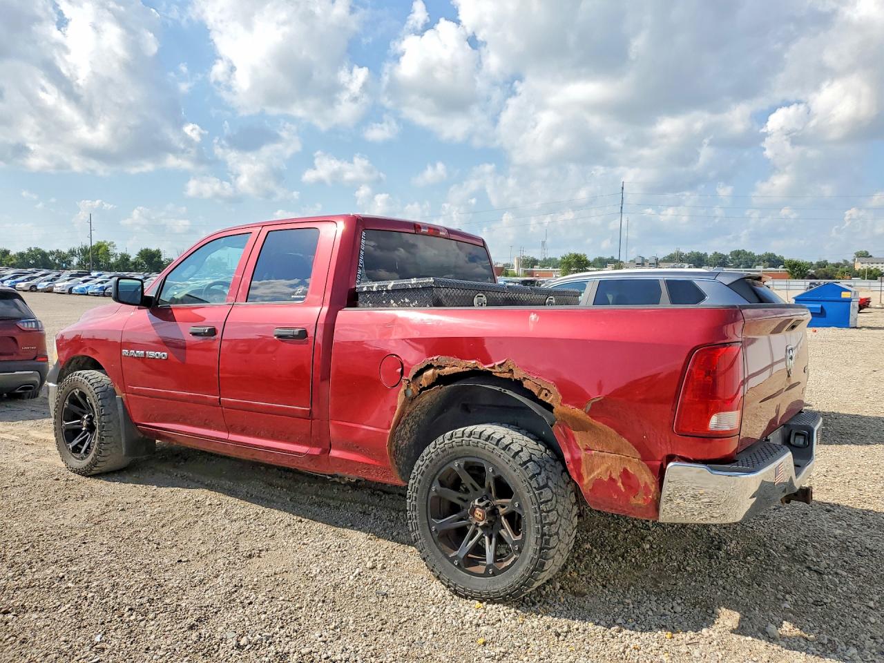2011 Dodge Ram 1500 Red vin: 1D7RV1GP2BS617835