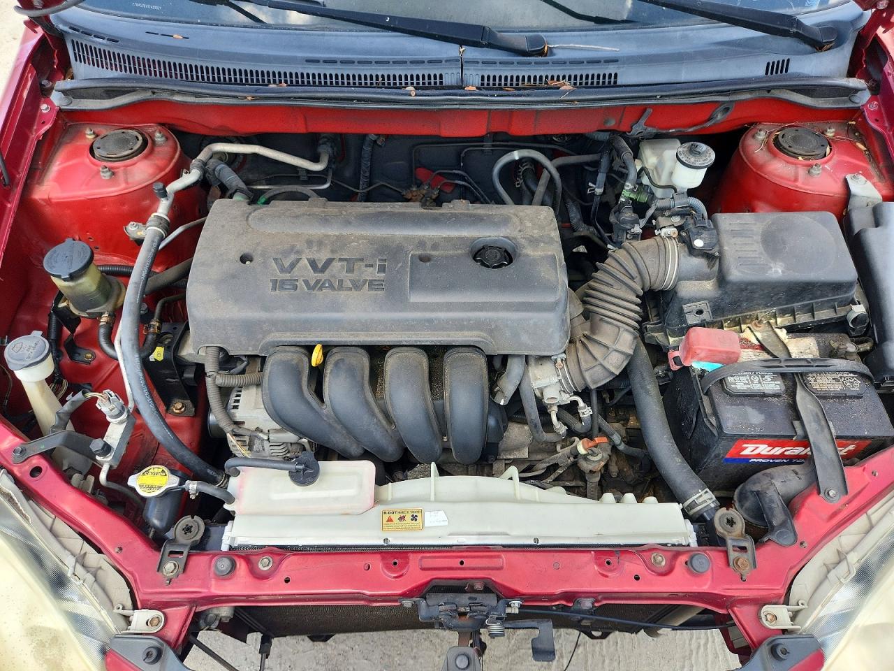 2005 Toyota Corolla Ce Red vin: 2T1BR32E65C455537