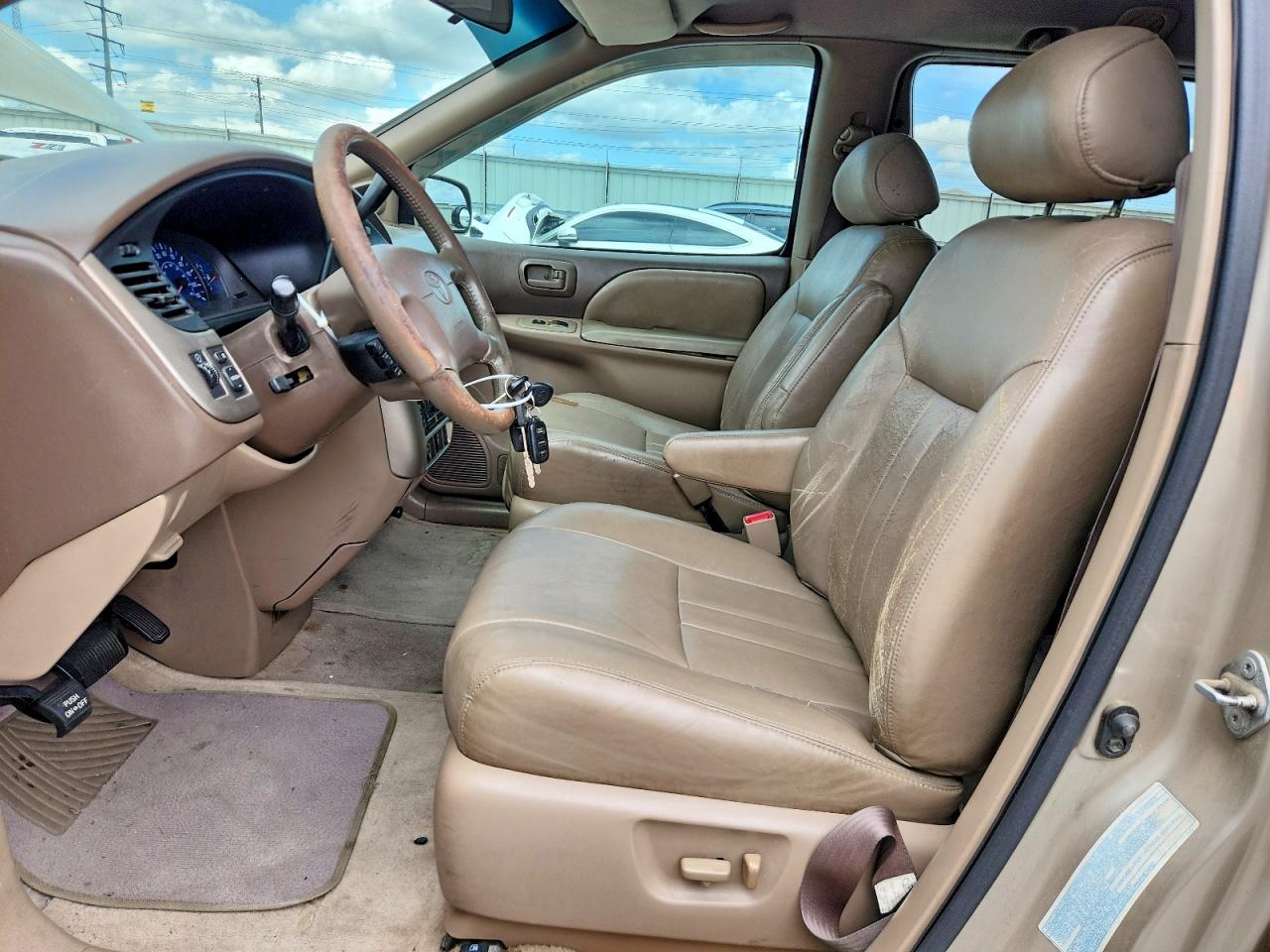 2001 Toyota Sienna Xle Gold vin: 4T3ZF13C91U370829
