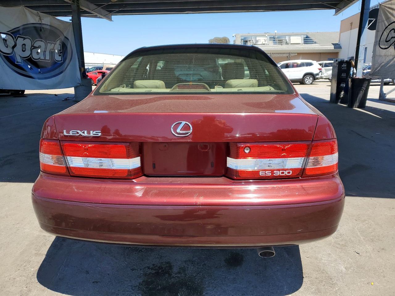 2001 Lexus Es 300 Burgundy vin: JT8BF28G410328560