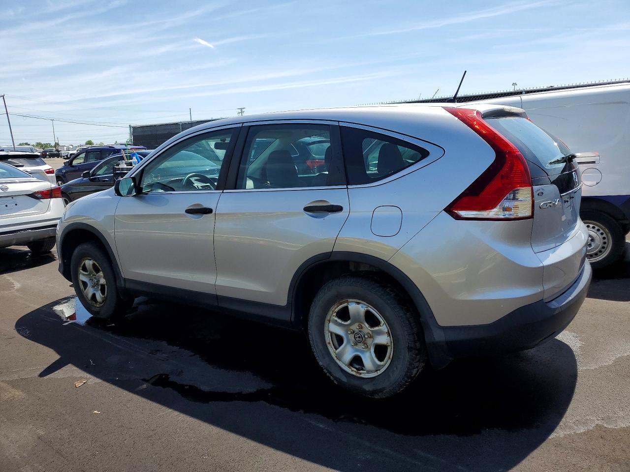 2013 Honda Cr-v Lx Silver vin: 5J6RM4H33DL013552