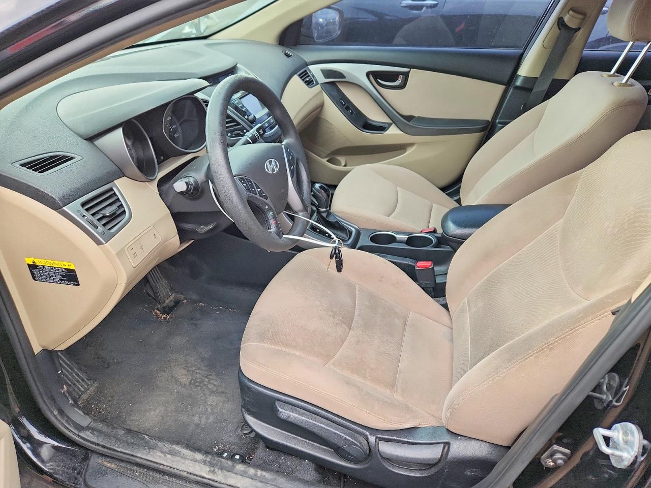 2015 Hyundai Elantra Se Black vin: KMHDH4AE1FU228131
