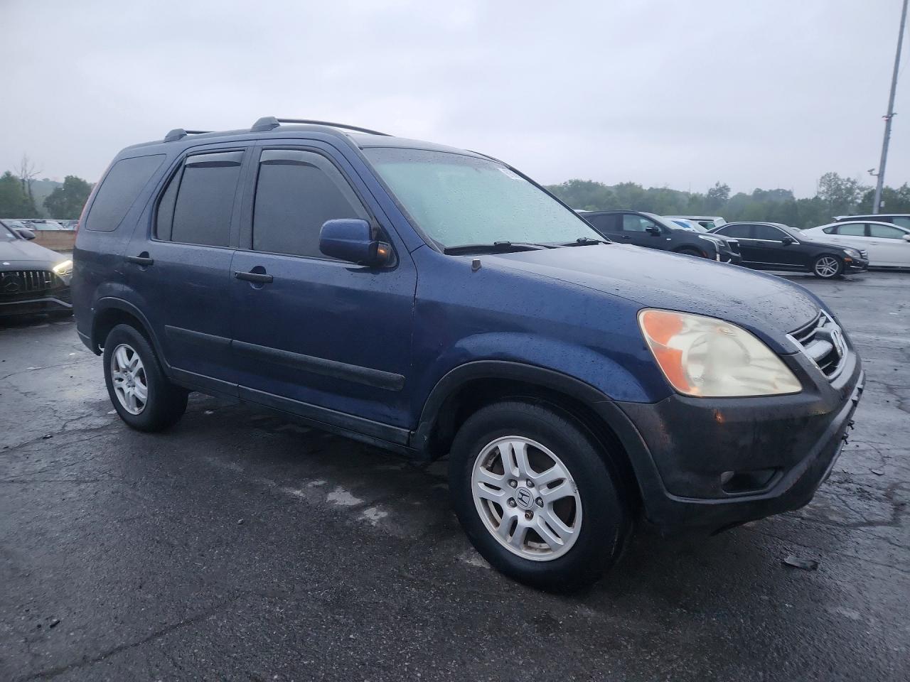 2003 Honda Cr-v Ex Синий vin: SHSRD78883U159507