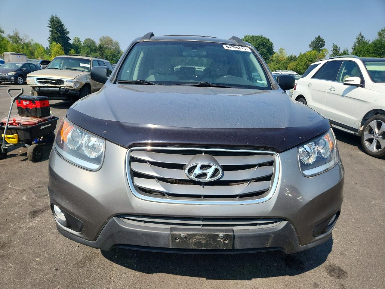 2012 Hyundai Santa Fe Gls Gray vin: 5XYZGDAB8CG154061