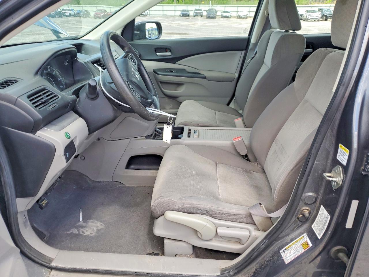 2012 Honda Cr-v Lx Gray vin: 5J6RM4H31CL031790