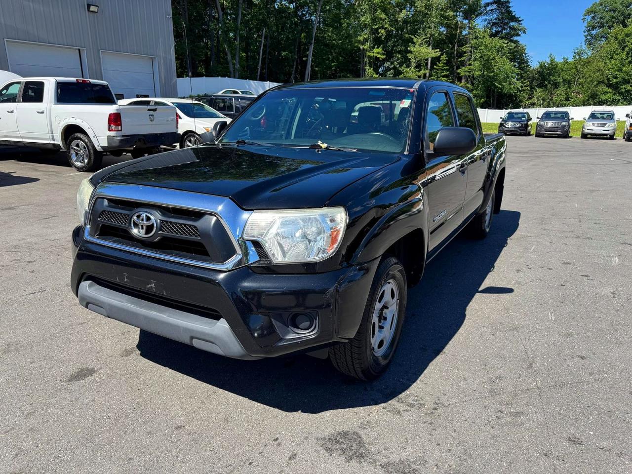 2015 Toyota Tacoma Double Cab Black vin: 5TFJX4CN8FX068271