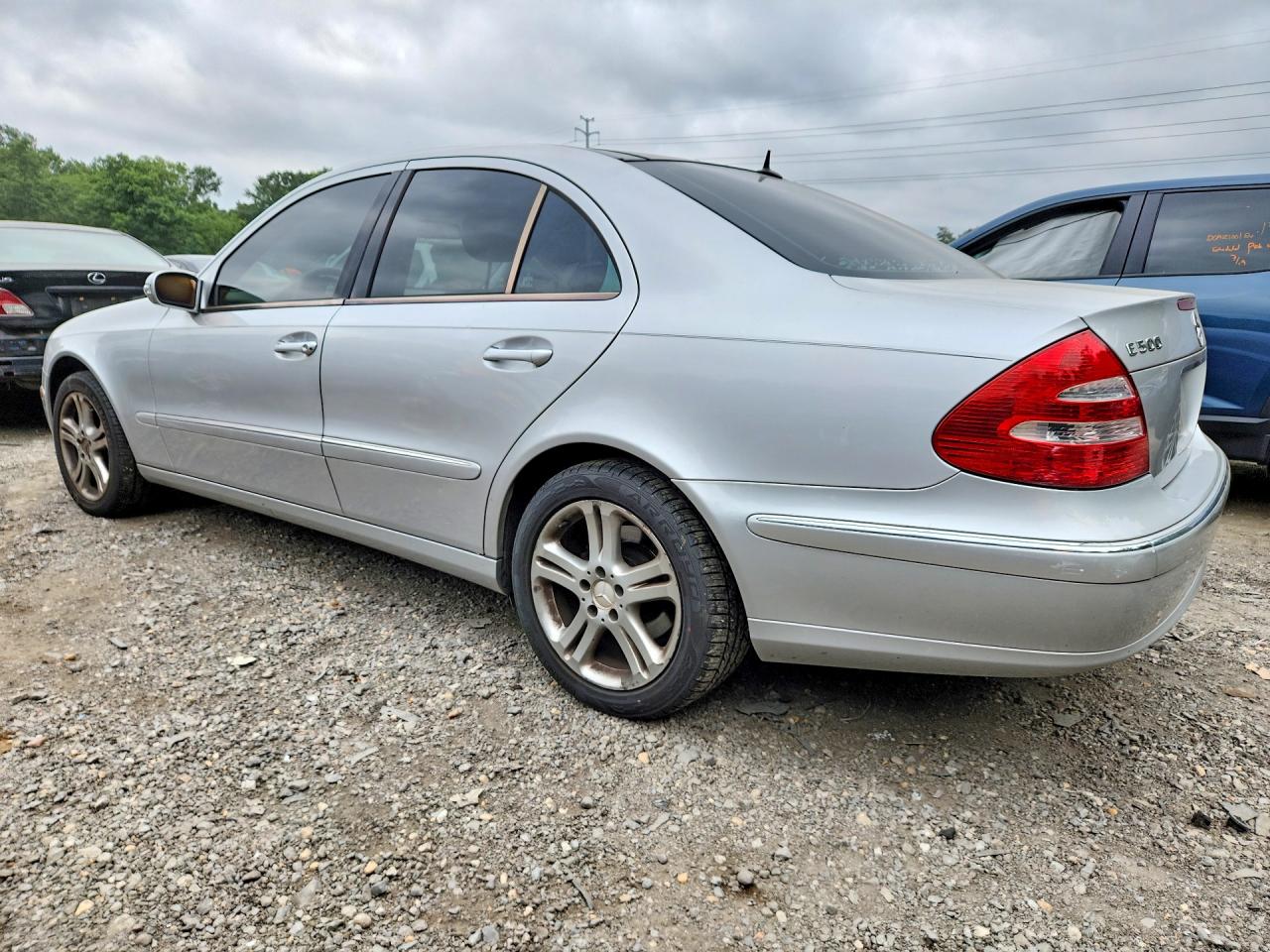 2005 Mercedes-benz E 500 Silver vin: WDBUF70J95A641696