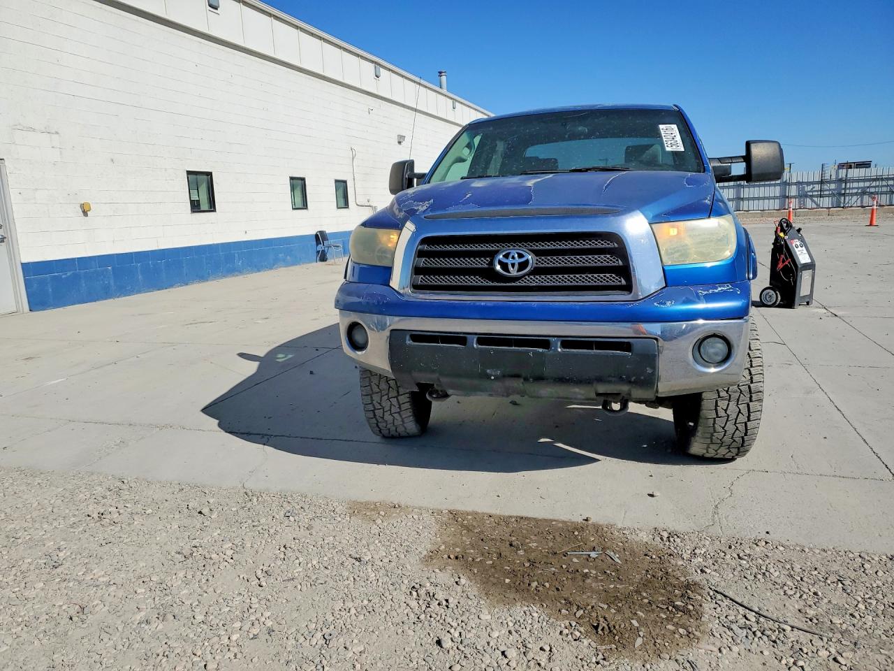 2007 Toyota Tundra Crewmax Sr5 Blue vin: 5TBDV54117S457127