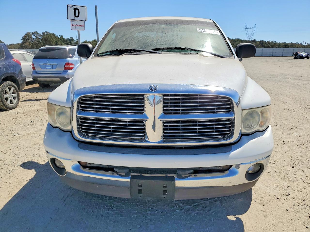 2005 Dodge Ram 1500 St White vin: 1D7HA18N25S174191