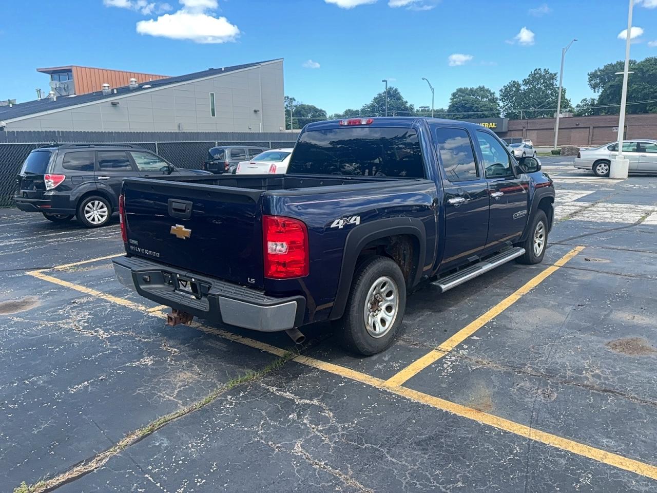 2012 Chevrolet Silverado K1500 Ls Синий vin: 3GCPKREA4CG162003