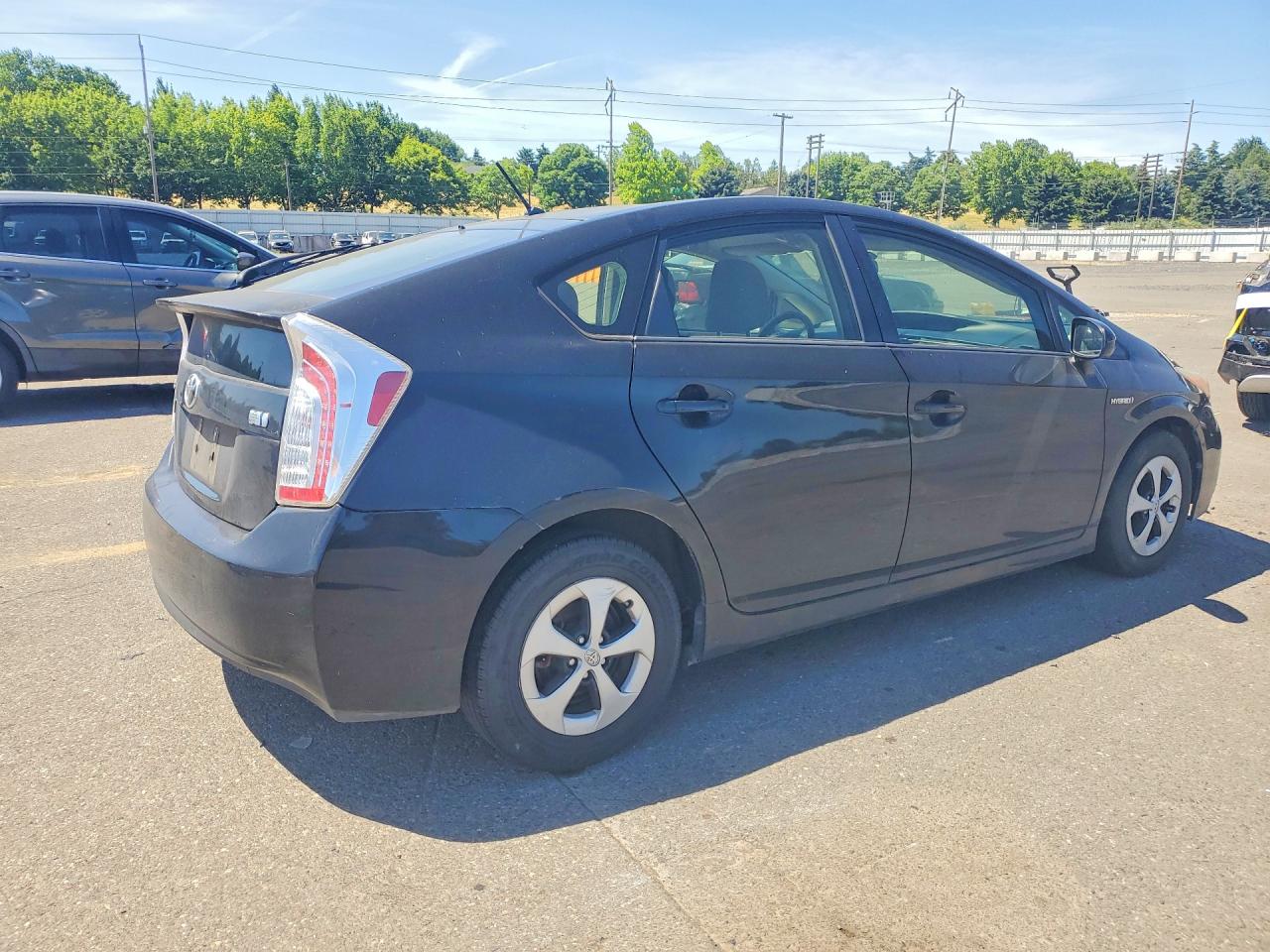 2013 Toyota Prius Two Black vin: JTDKN3DU1D5554813