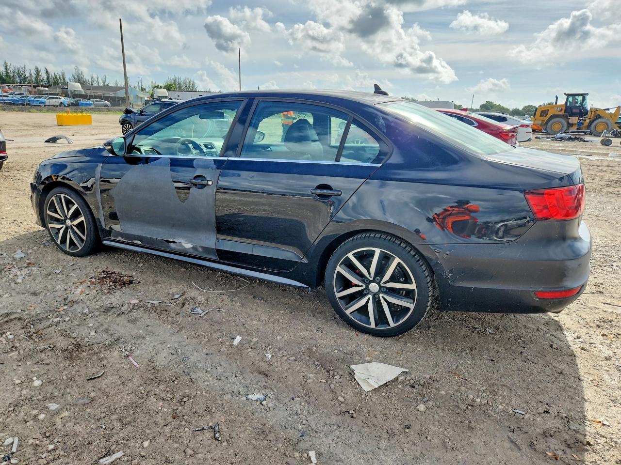 2013 Volkswagen Jetta Gli Black vin: 3VW467AJ2DM264658