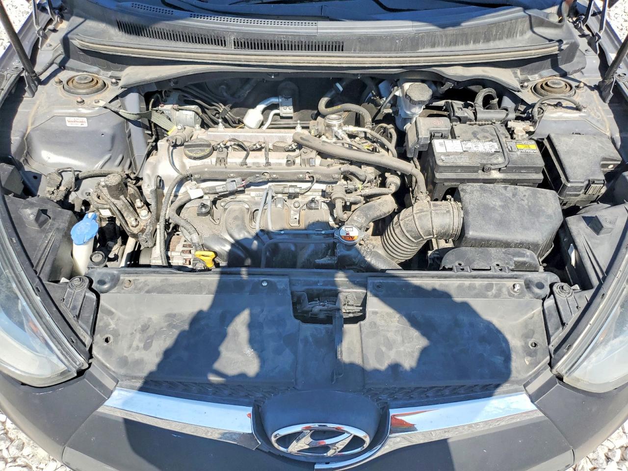 2013 Hyundai Veloster Base Gray vin: KMHTC6AD4DU170154