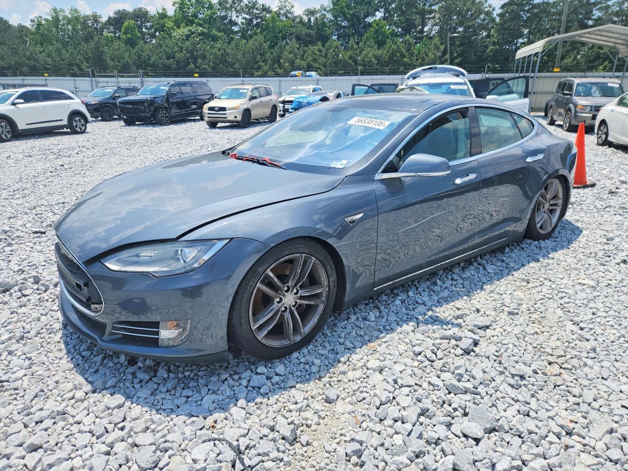 2013 Tesla Model S Gray vin: 5YJSA1CN2DFP05375