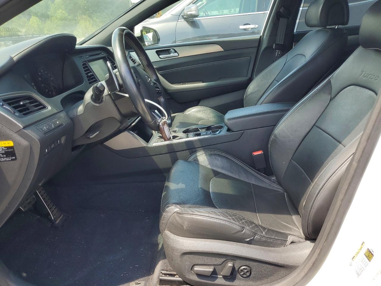 2015 Hyundai Sonata Limited 2.0t White vin: 5NPE34AB6FH163221