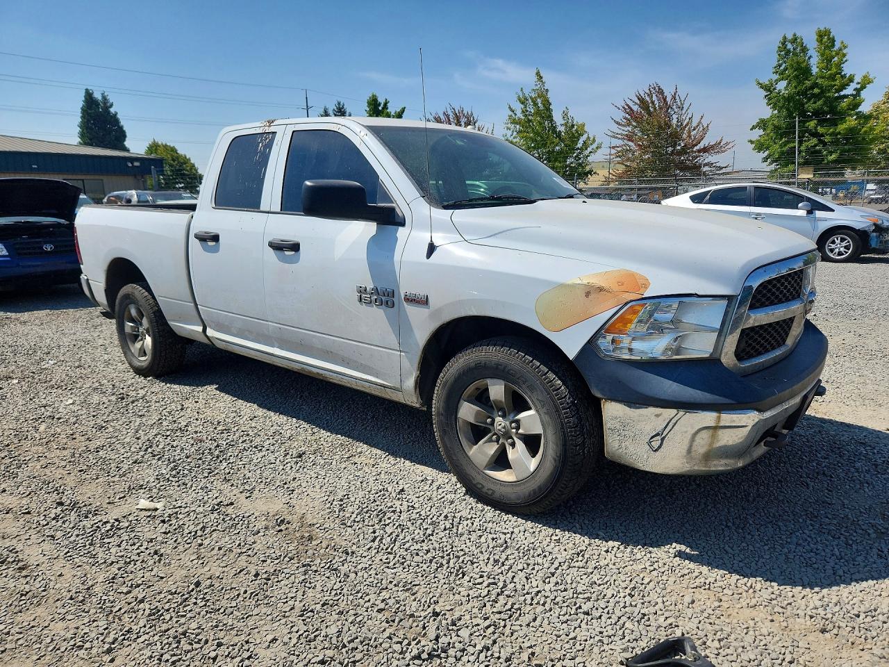 2015 Ram 1500 St White vin: 1C6RR7FTXFS710213