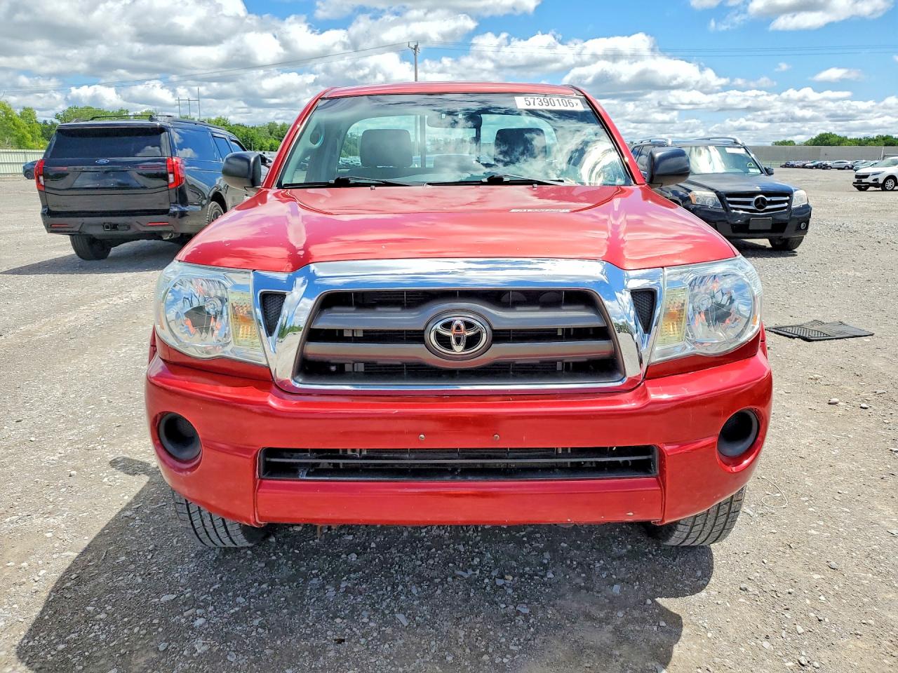 2009 Toyota Tacoma Base Red vin: 5TEPX42N29Z614782