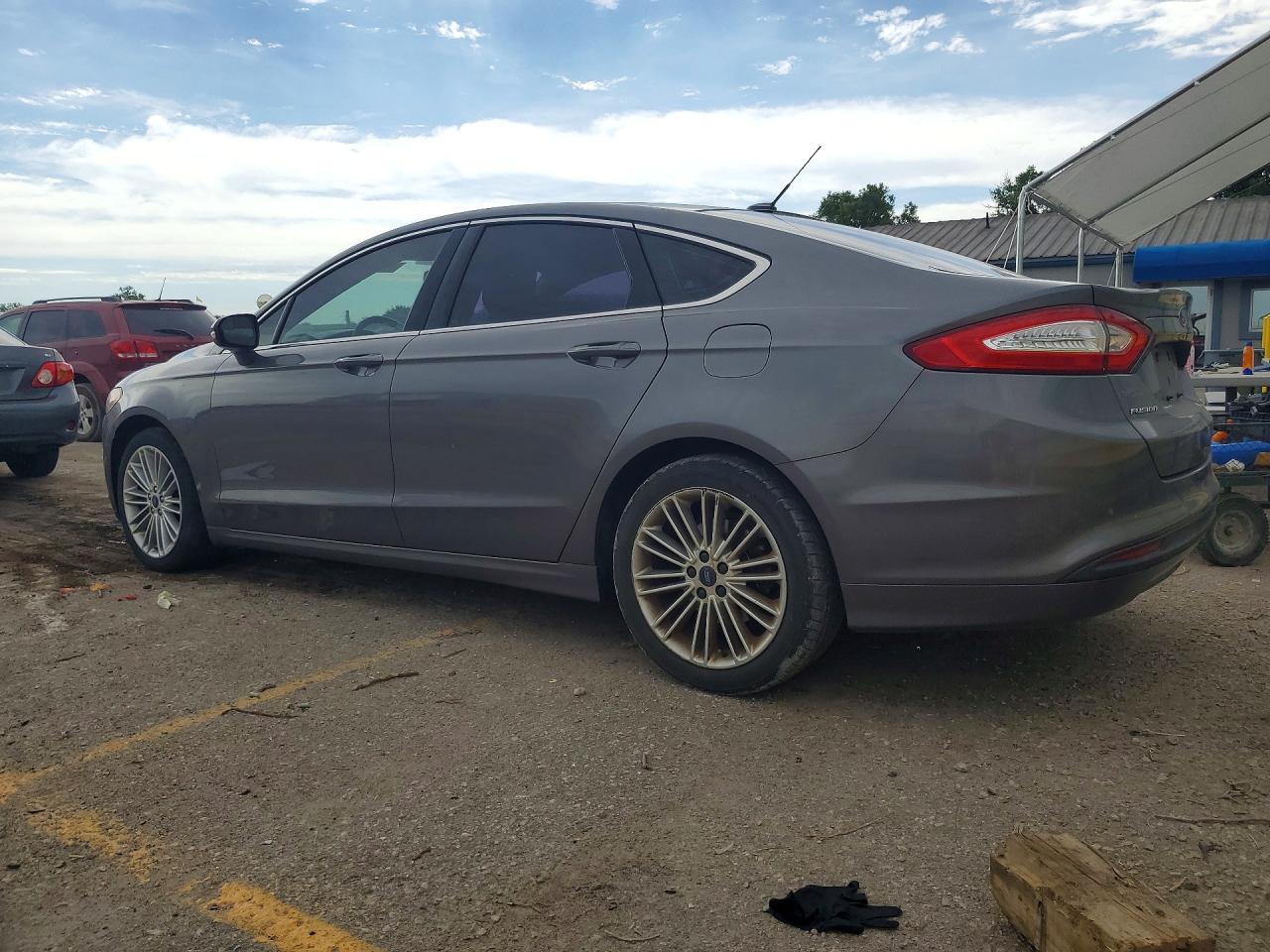 2013 Ford Fusion Se Gray vin: 3FA6P0HR1DR370281
