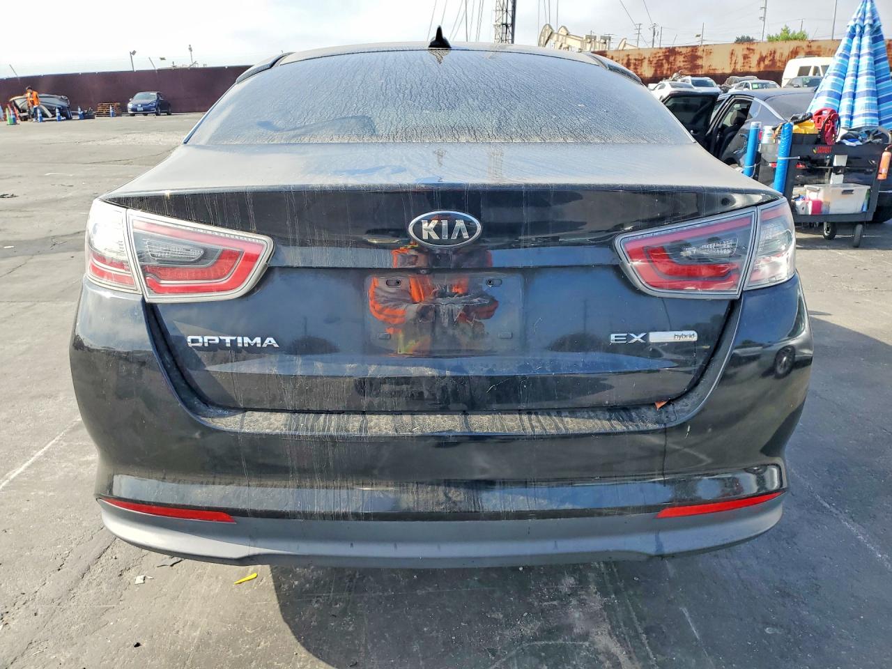 2015 Kia Optima Hybrid Черный vin: KNAGN4AD4F5080680