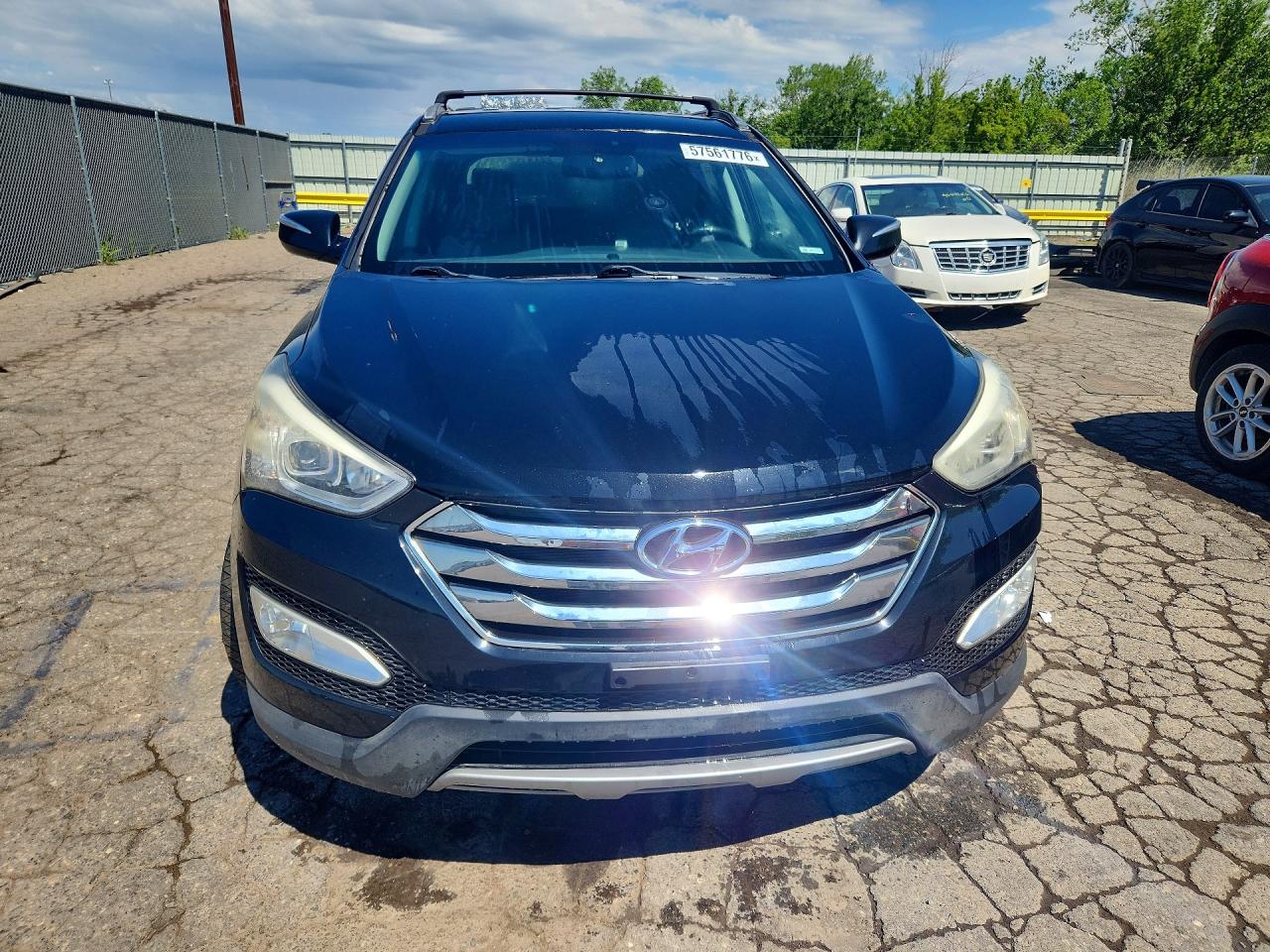 2013 Hyundai Santa Fe Sport 2.0t Black vin: 5XYZUDLA8DG074015