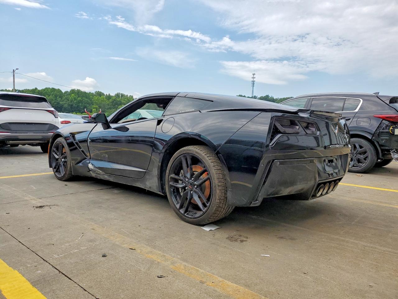 2014 Chevrolet Corvette Stingray 3lt Black vin: 1G1YF2D79E5106972