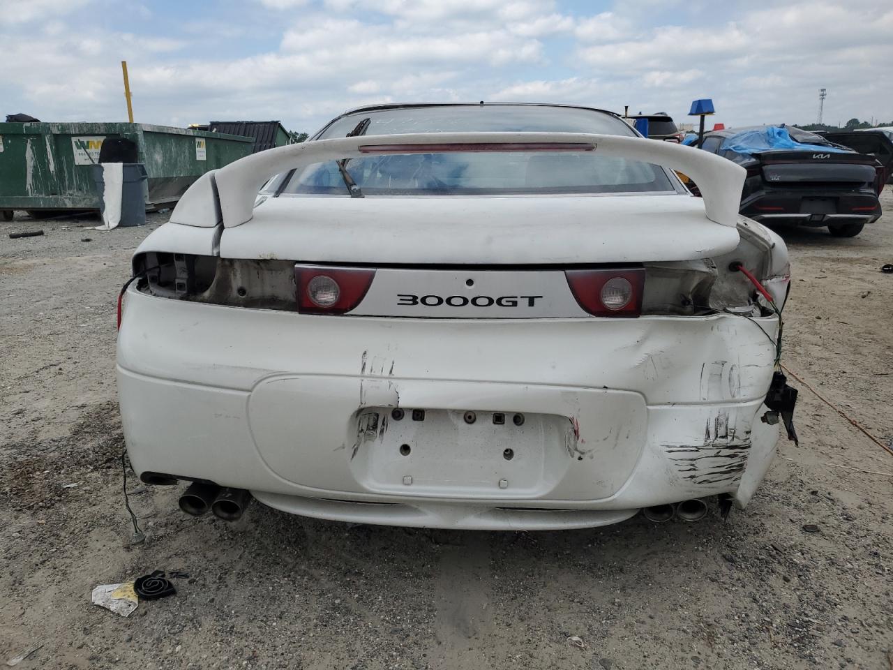 1998 Mitsubishi 3000 Gt White vin: JA3AM44H0WY003375