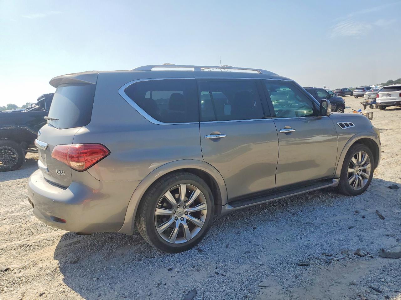 2013 Infiniti Qx56 Base Silver vin: JN8AZ2NE7D9060941