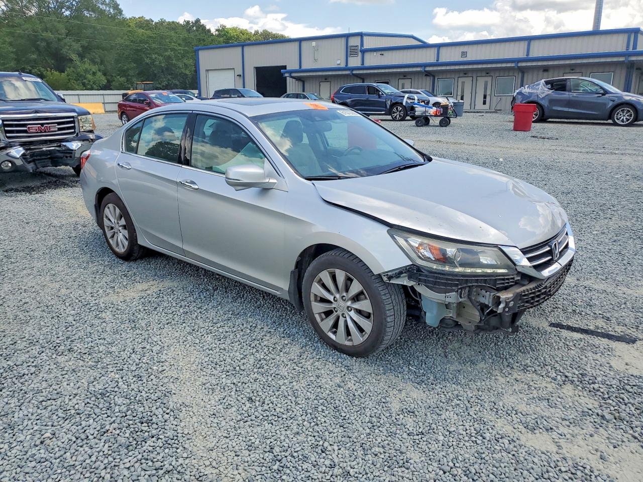 2015 Honda Accord Exl Silver vin: 1HGCR3F87FA012328