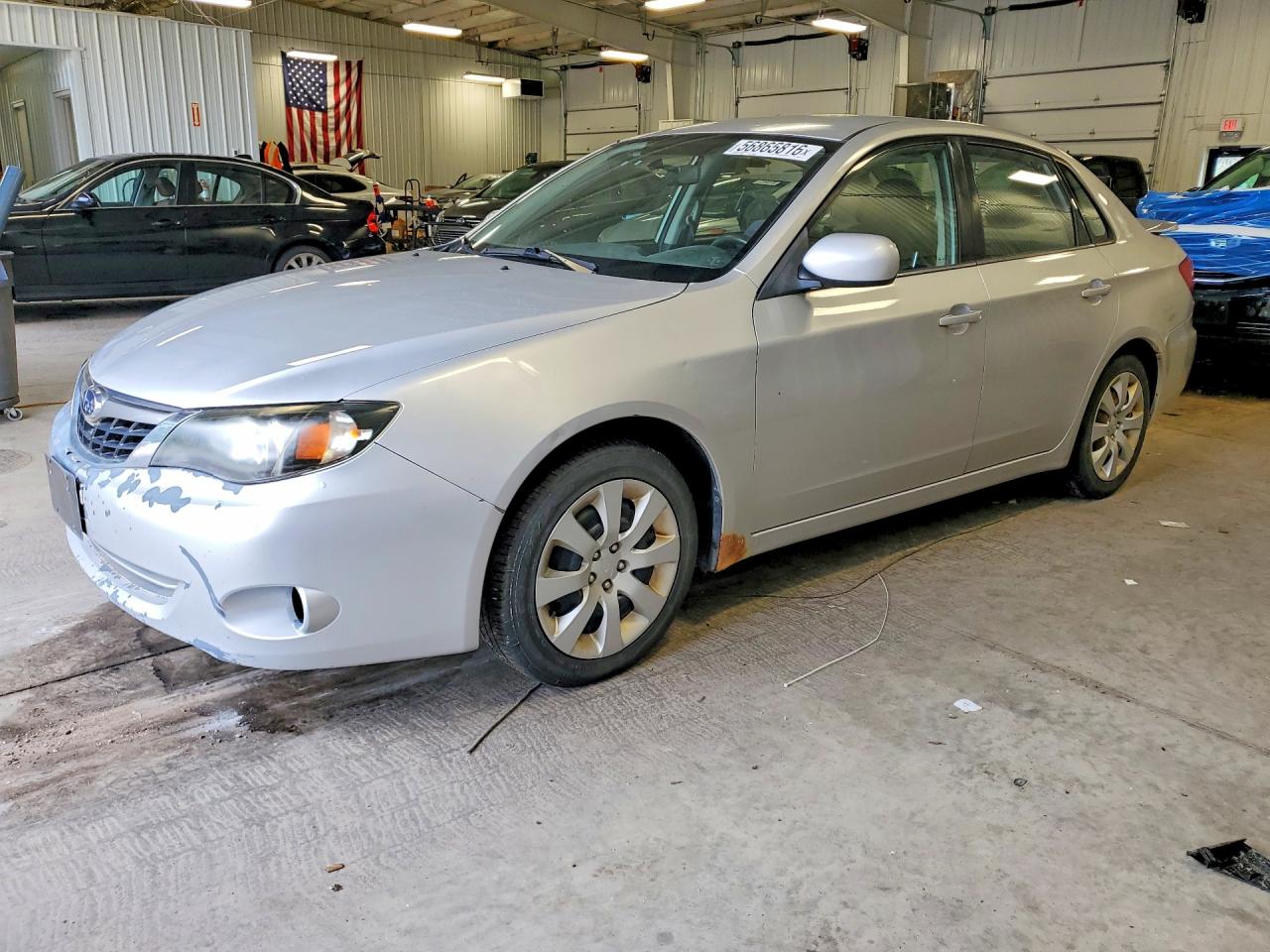 2009 Subaru Impreza 2.5i Silver vin: JF1GE61639H506027