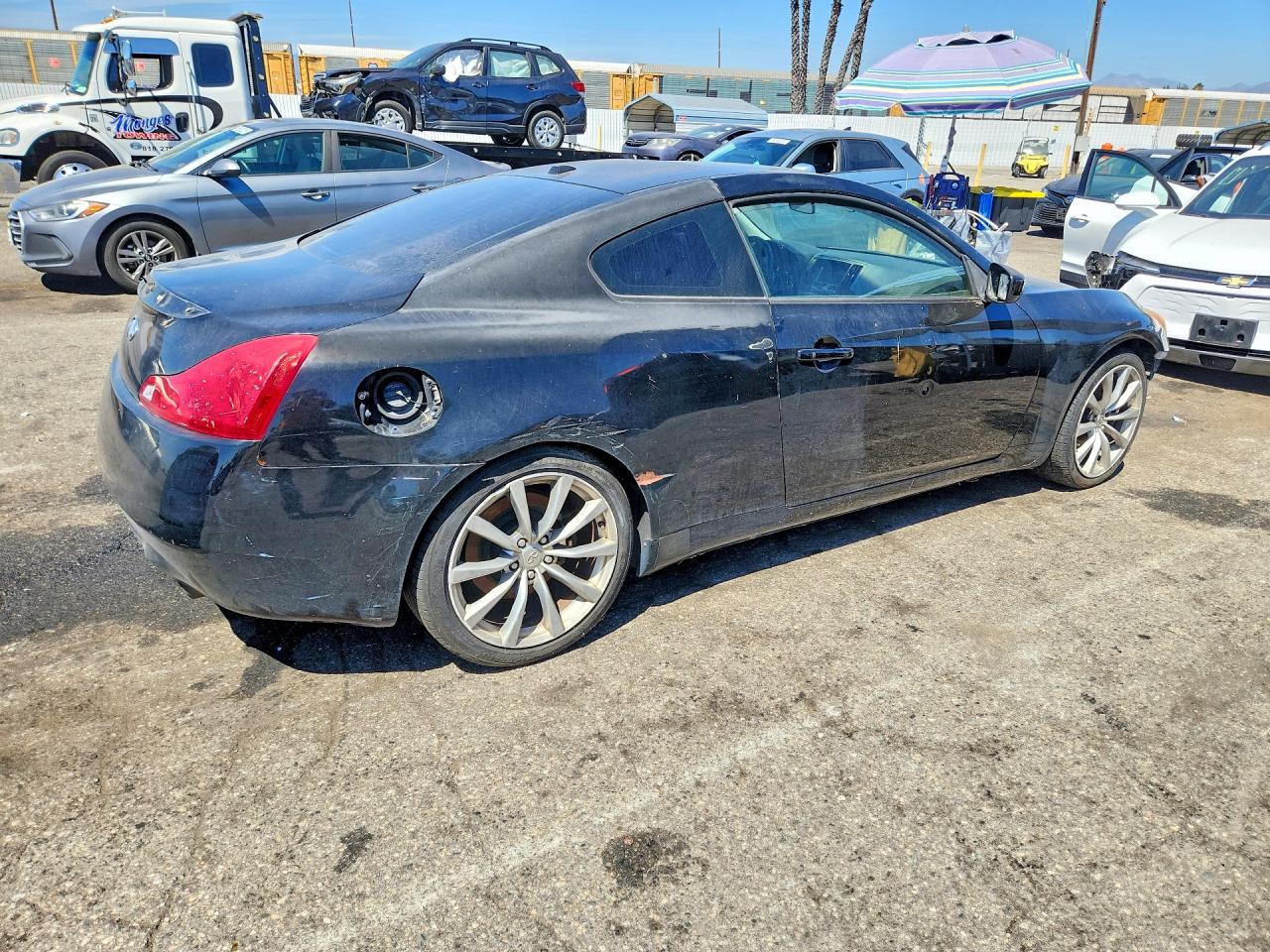 2008 Infiniti G37 Base Black vin: JNKCV64E68M119990