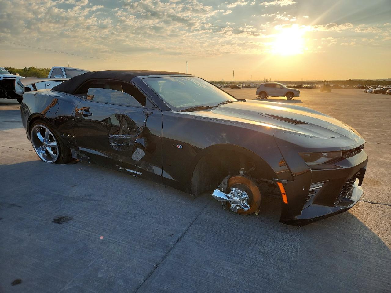 2017 Chevrolet Camaro Ss Black vin: 1G1FH3D73H0103509