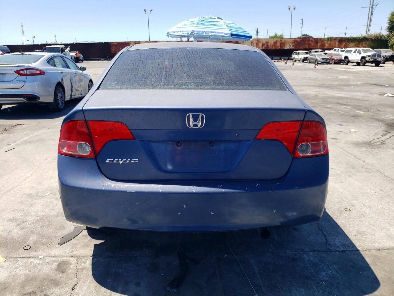 2008 Honda Civic Lx Синий vin: 2HGFA16568H526867
