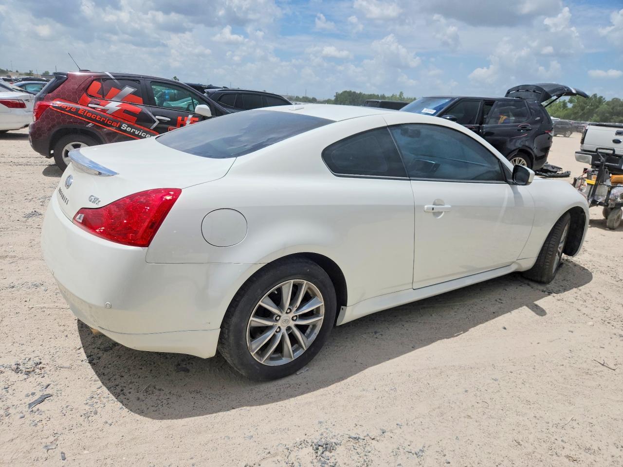 2013 Infiniti G37 Coupe X White vin: JN1CV6EL0DM981937