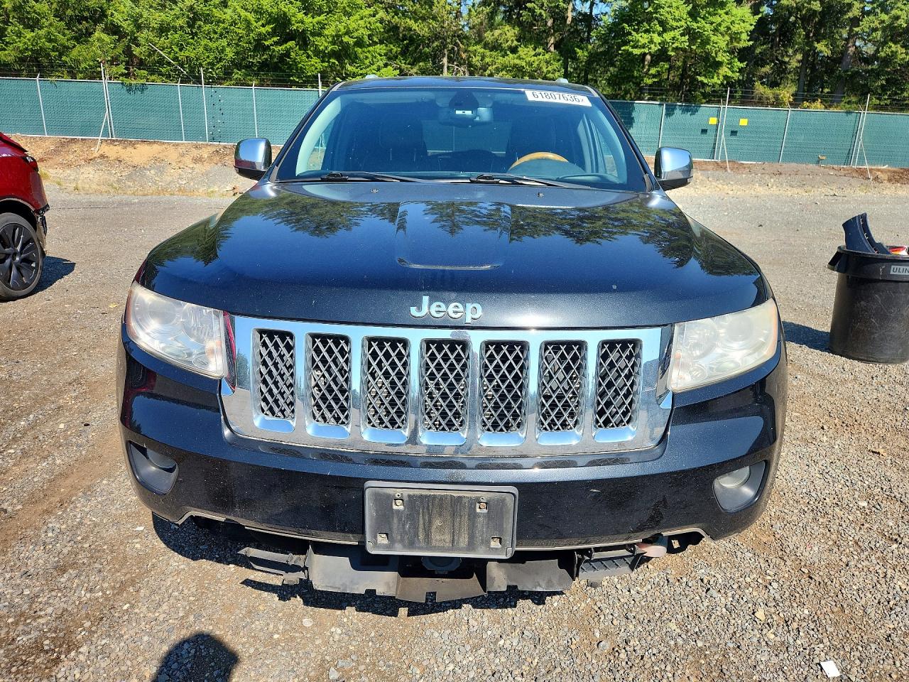 2012 Jeep Grand Cherokee Overland Black vin: 1C4RJFCT1CC148612