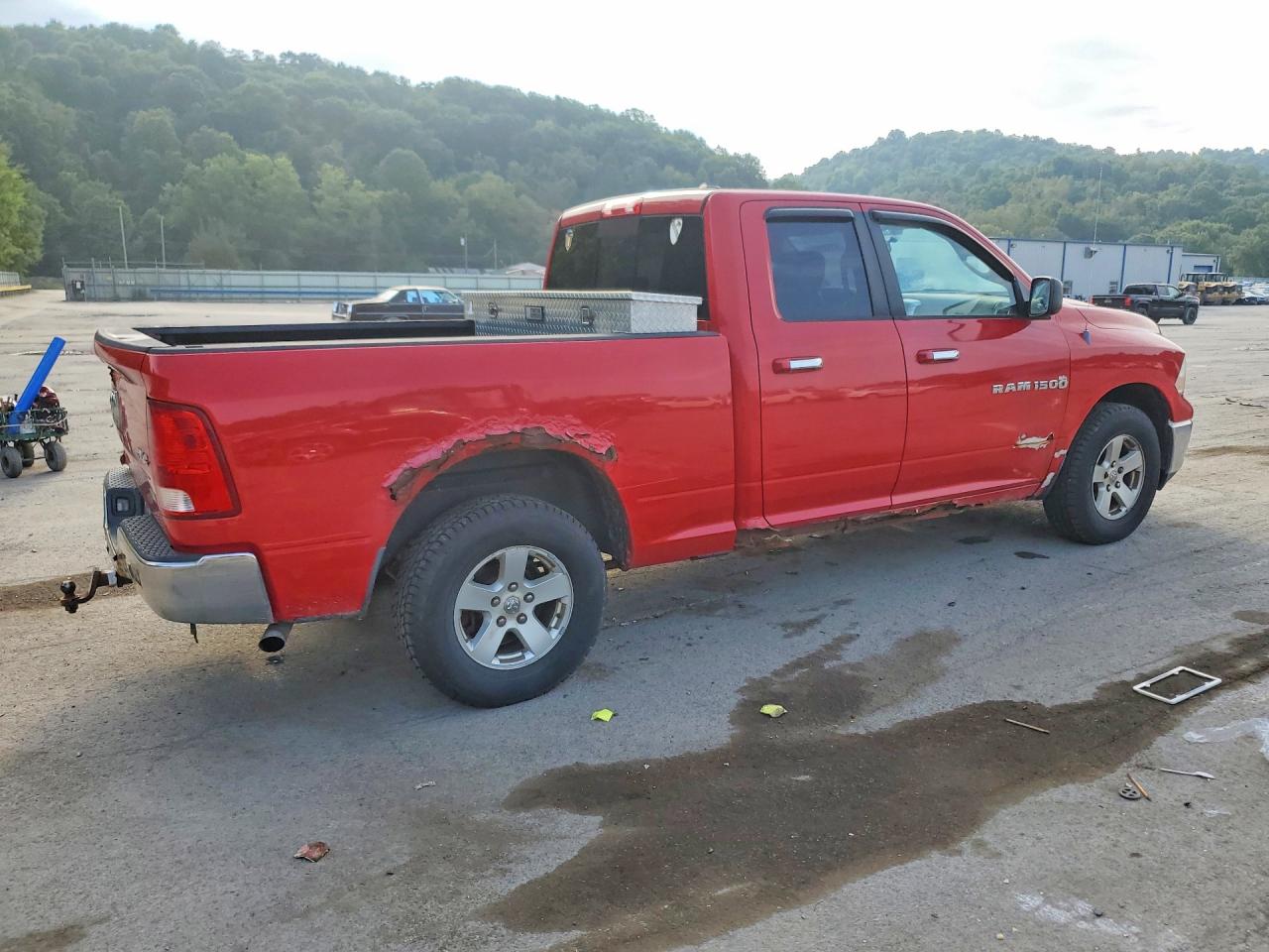 2012 Dodge Ram 1500 Slt Red vin: 1C6RD7GP7CS130610