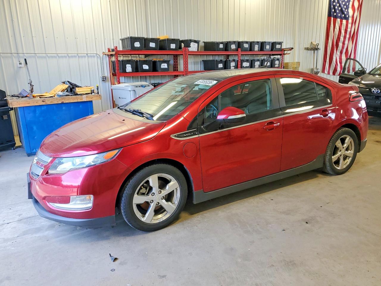 2012 Chevrolet Volt Красный vin: 1G1RD6E45CU110767