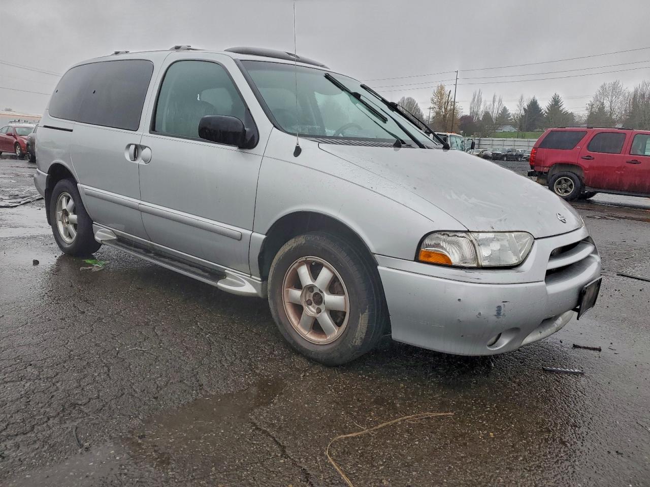 2001 Nissan Quest Se Silver vin: 4N2ZN16T31D812206