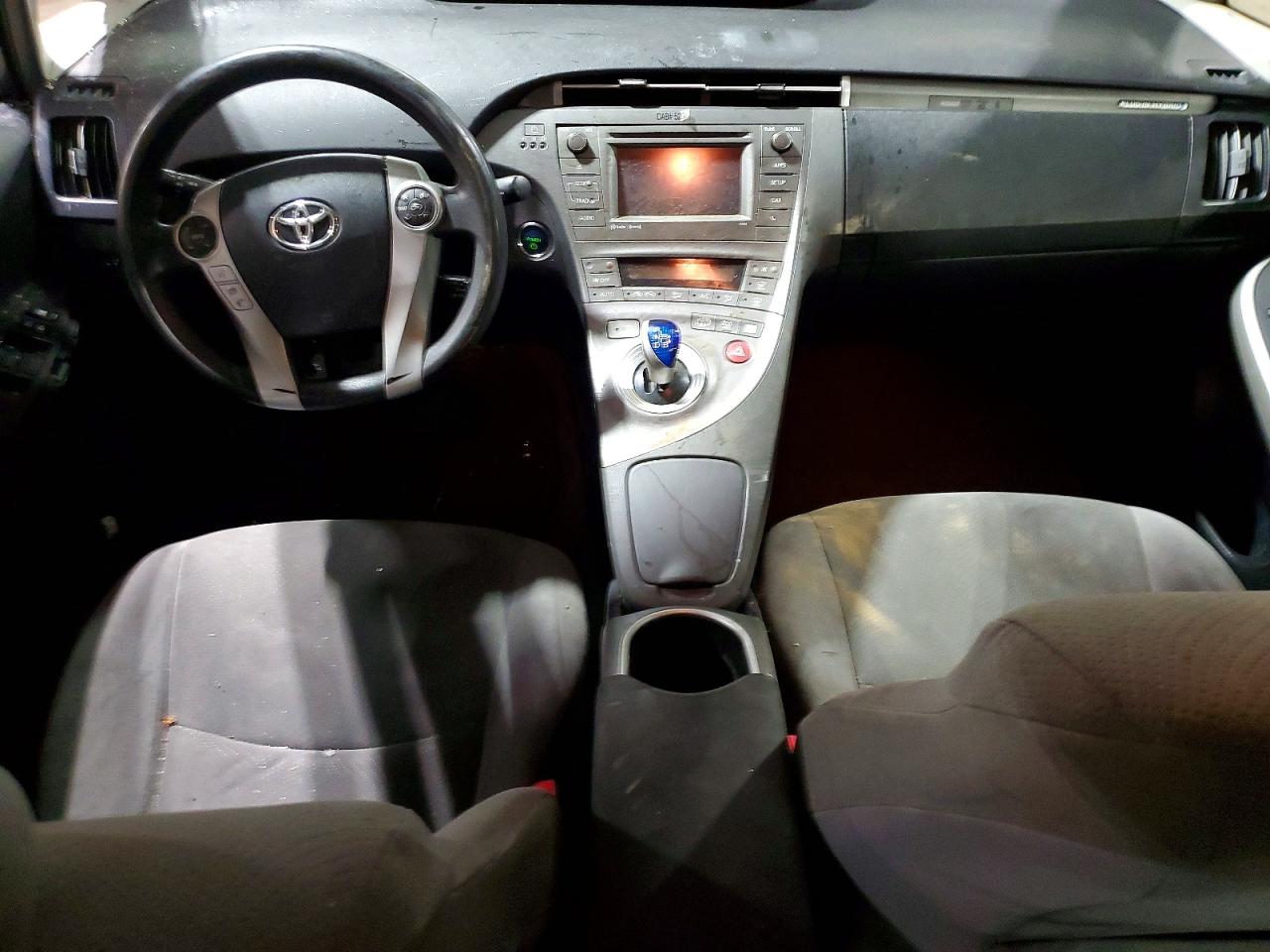 2013 Toyota Prius Plug-in Hybrid Base White vin: JTDKN3DP3D3047529