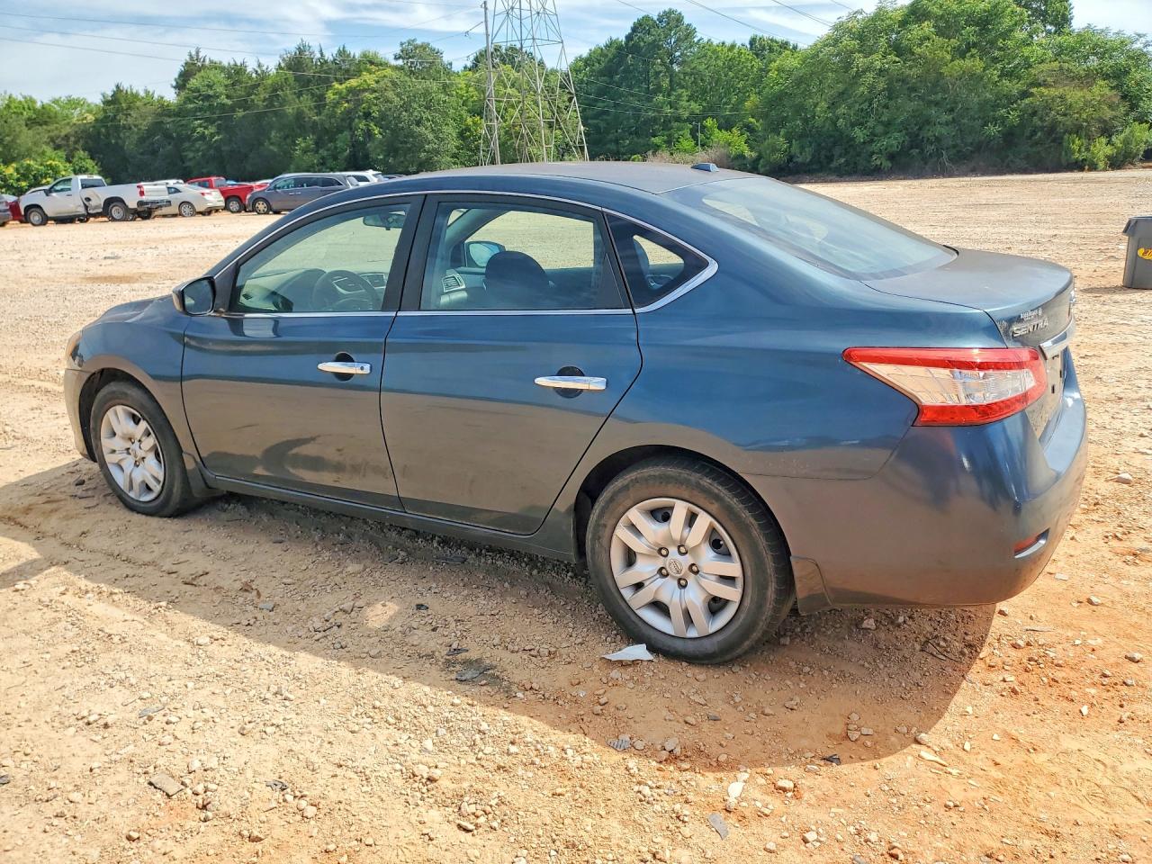 2014 Nissan Sentra Sv Blue vin: 3N1AB7AP6EY220679