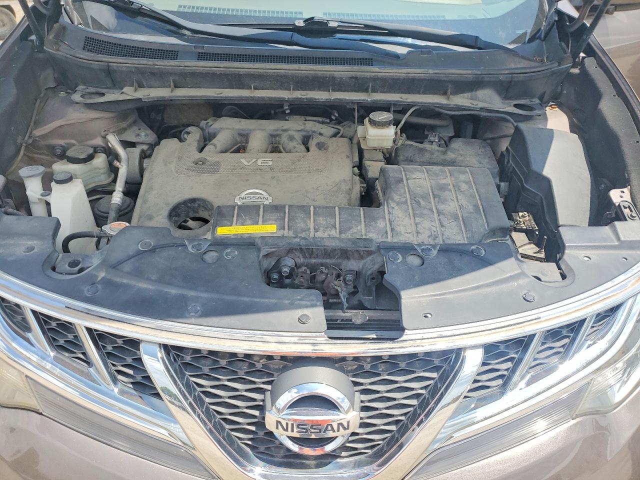 2014 Nissan Murano Sl Brown vin: JN8AZ1MW8EW505047