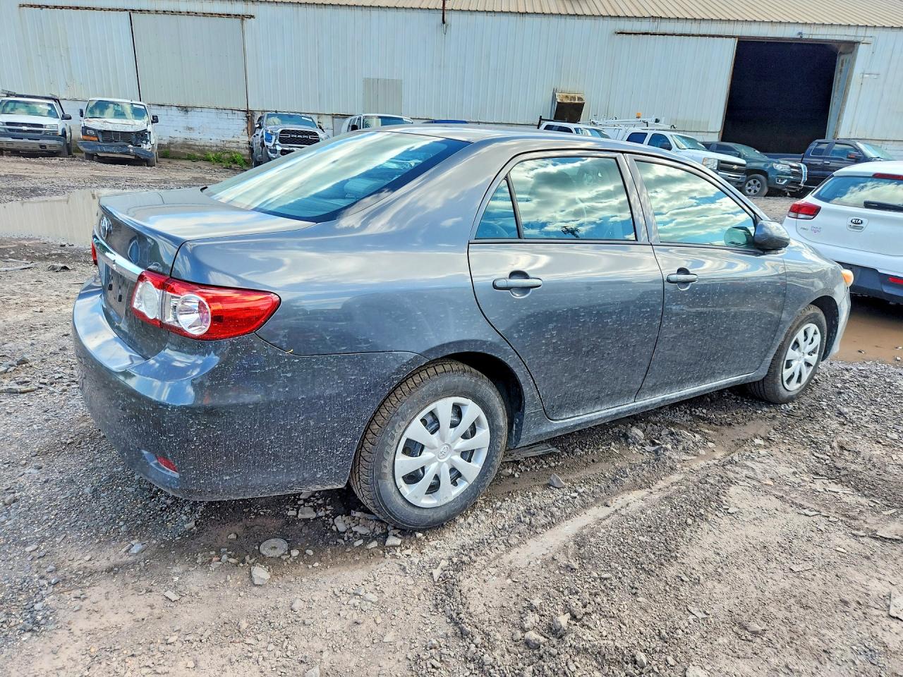 2013 Toyota Corolla L Gray vin: 2T1BU4EE2DC960781